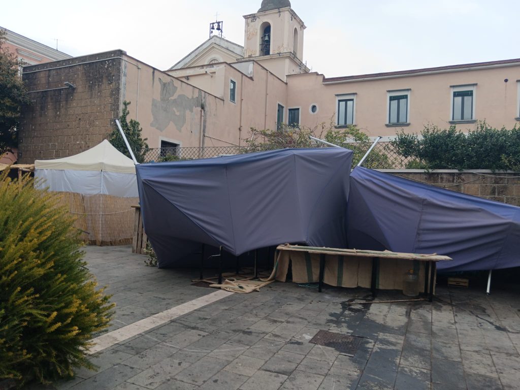 Maltempo ad Avella: danni alle strutture della Sagra della Castagna e della Nocciola