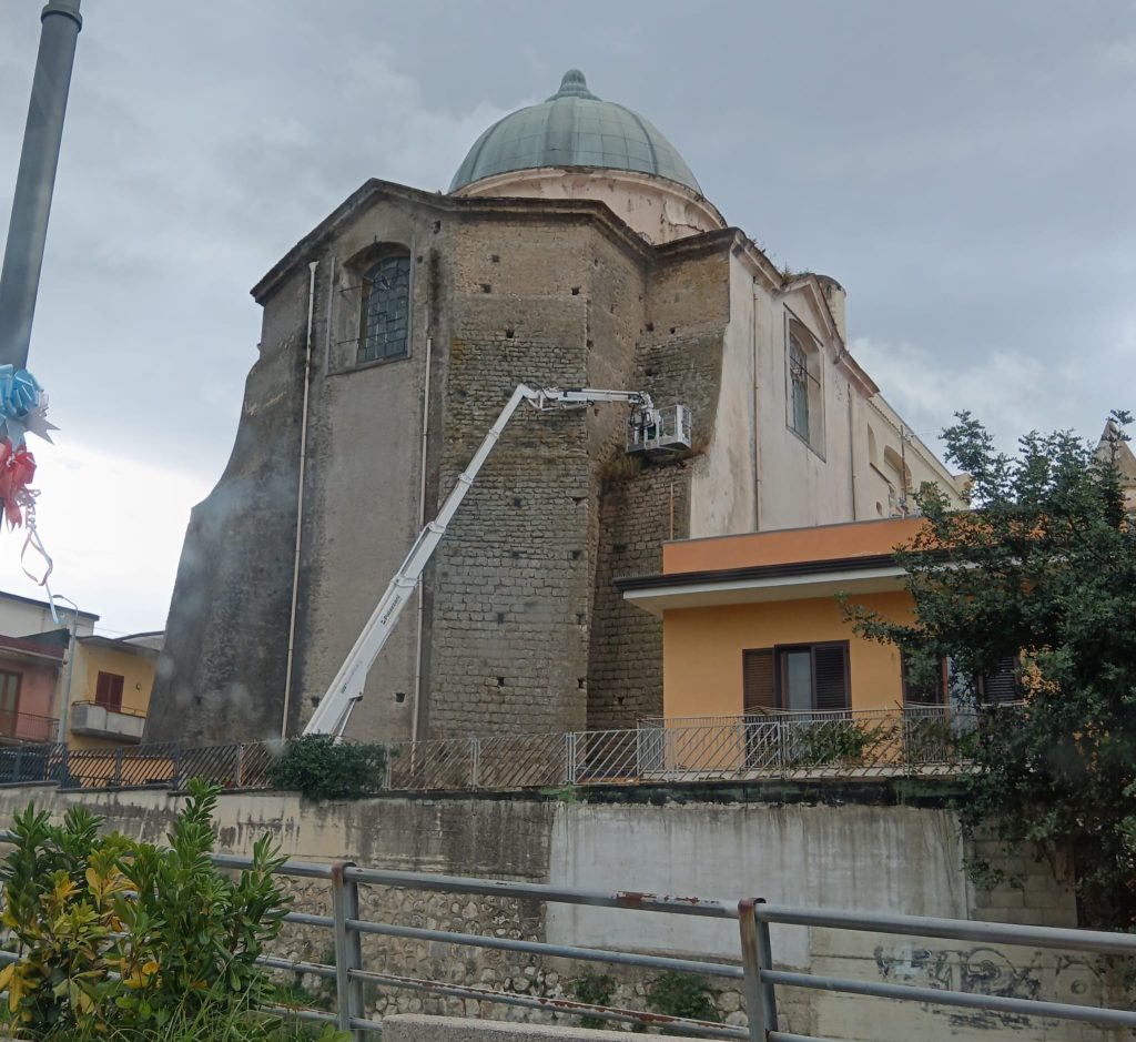 Avella – Al via i lavori di messa in sicurezza della Chiesa di San Giovanni Battista