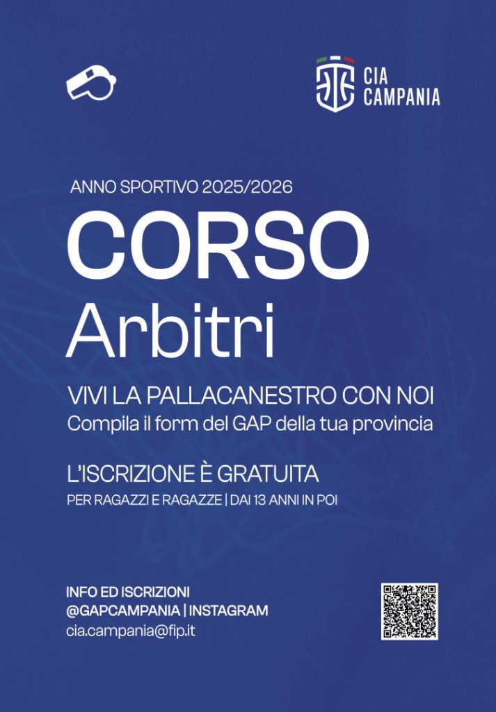 Avellino, corso gratuito per diventare arbitro e ufficiale di campo di pallacanestro