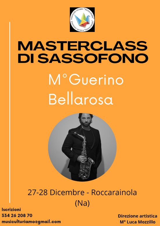 Roccarainola capitale del sax per due giorni: arrivano le masterclass con i maestri internazionali Bellarosa e Scannapieco