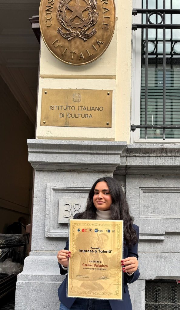 Carmen Palladoro di Avella selezionata per il Premio Imprese & Talenti Carmen Palladoro di Avella selezionata per il Premio Imprese & Talenti