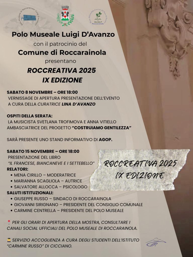 Roccarainola, torna Roccreativa: dove l’arte si fa respiro del territorio