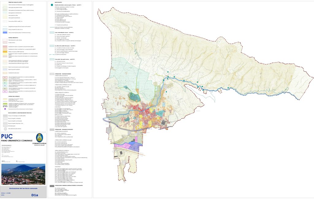 Avella, pubblicata la tavola di zonizzazione del nuovo PUC: ecco come cambia il territorio