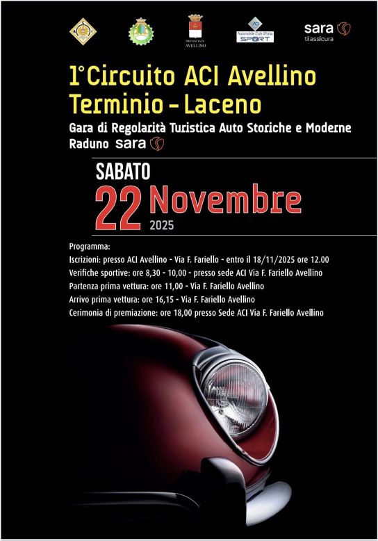 Auto storiche in marcia tra Terminio e Laceno: sabato il 1° Circuito ACI Avellino