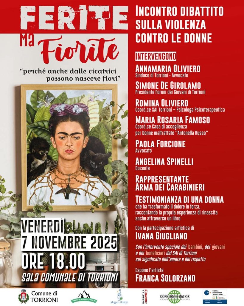 Torrioni (AV)  Si accendono i riflettori sulla violenza con Ferite ma Fiorite.