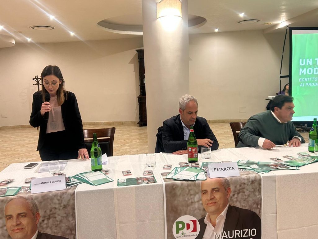 Ad Avella confronto pubblico con il candidato regionale Maurizio Petracca: la consigliera Tonia Caruso espone le criticità del territorio