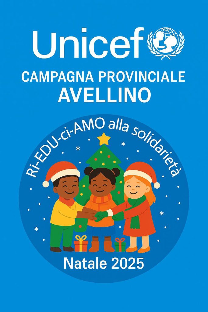 Baiano si illumina di blu per l’UNICEF: al via le iniziative provinciali per il Natale 2025