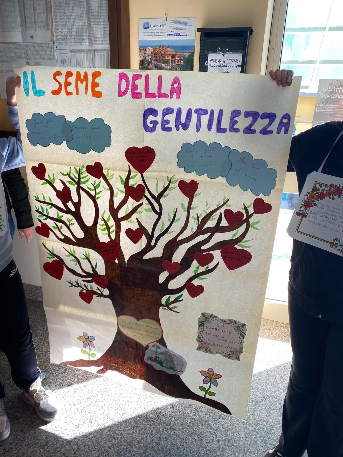 Roccarainola celebra la Giornata della Gentilezza: alberelli e sorrisi per gli studenti