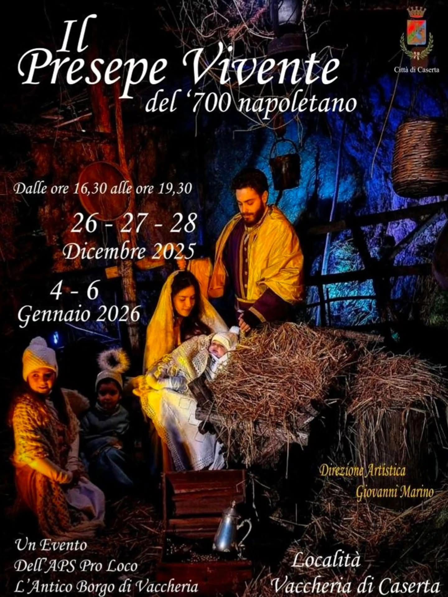 Vaccheria torna il Presepe del ‘700: un chilometro di storia e atmosfere natalizie nel cuore del Casertano