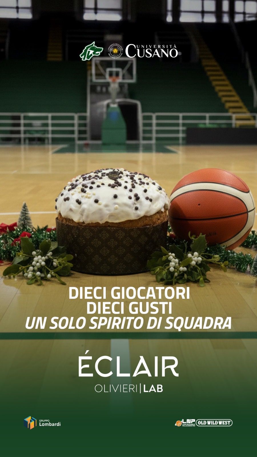 Avellino Basket, a Natale arriva il panettone biancoverde: ecco come prenotarlo