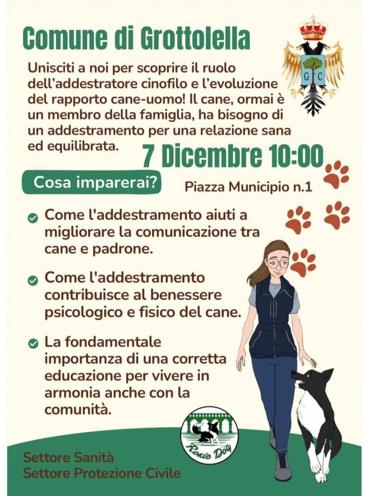 Grottolella (AV) – Una mattinata dedicata ai cani e al loro benessere.