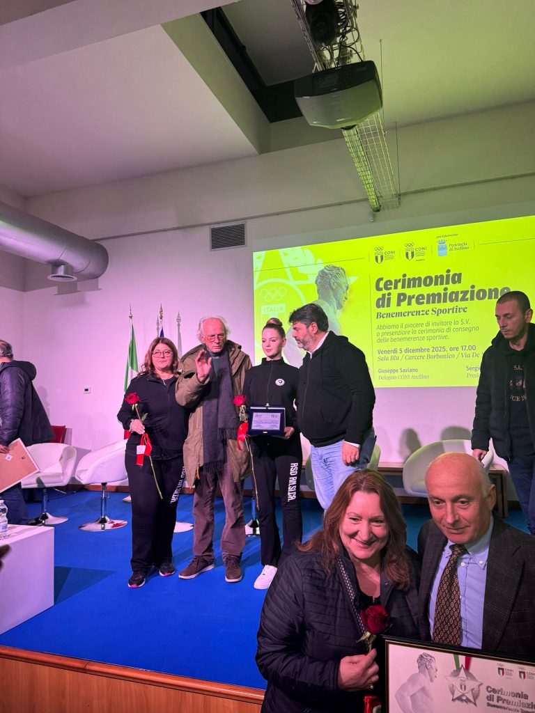 Patrizia Cetronio premiata dal CONI Avellino: Stella al Merito Sportivo per l’atleta dell’An.Si.Ca. Ginnastica Ritmica Sirignano