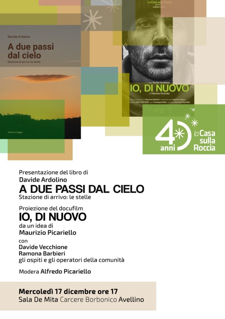 AVELLINO. “A due passi dal cielo”, il libro di Davide Ardolino: storie di caduta e rinascita tra memoria, volontariato e speranza AVELLINO. “A due passi dal cielo”, il libro di Davide Ardolino: storie di caduta e rinascita tra memoria, volontariato e speranza