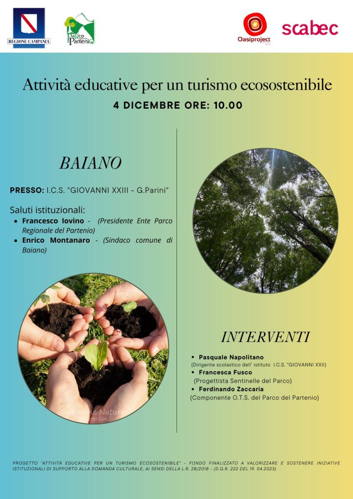 A Baiano una giornata dedicata all’educazione ambientale e al turismo ecosostenibile