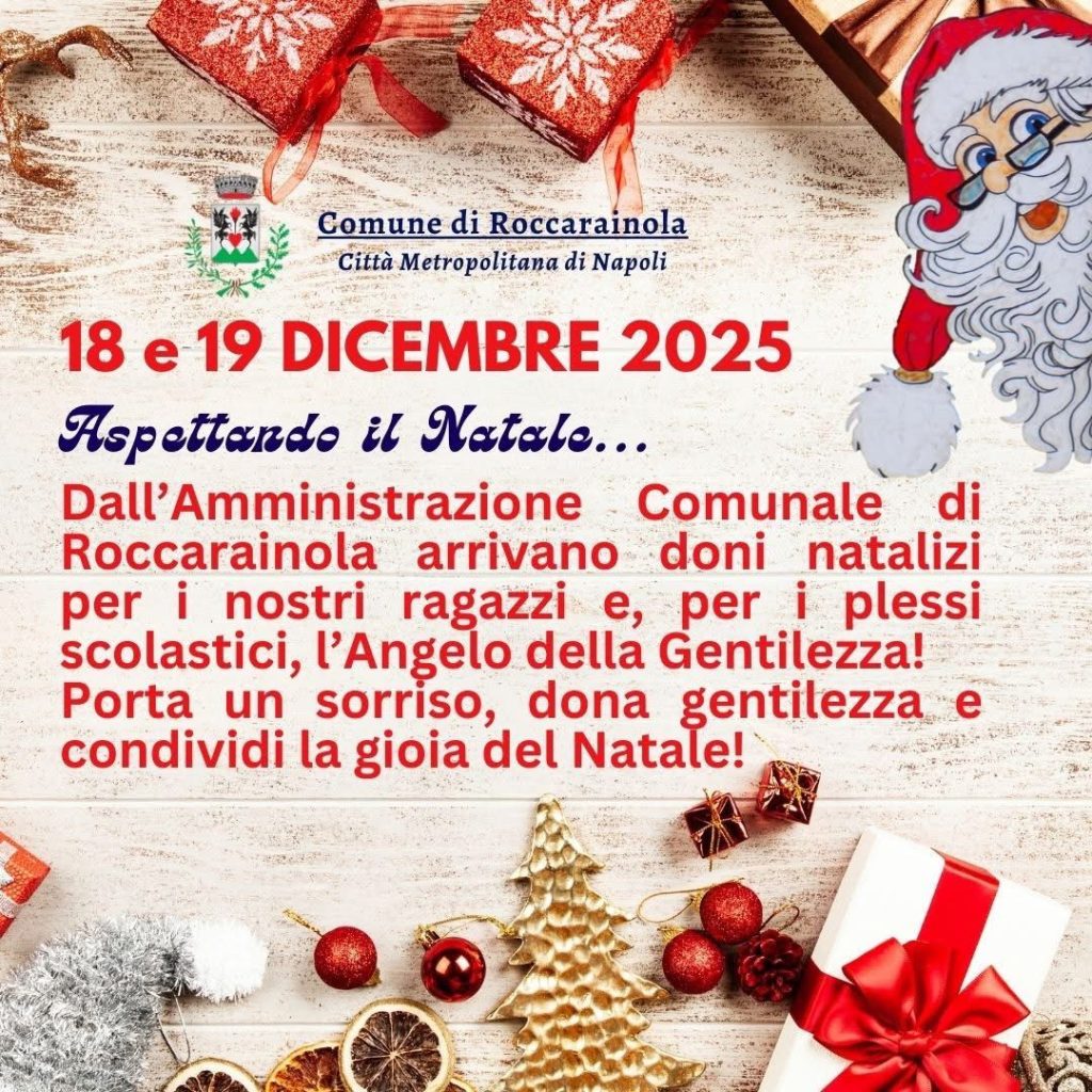 Roccarainola, “Aspettando il Natale”: due giorni di solidarietà e sorrisi per i più piccoli