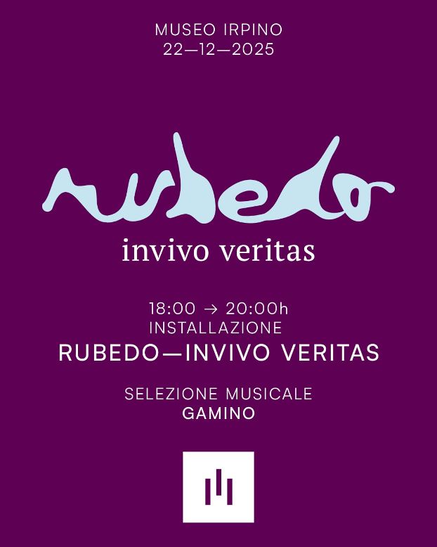 Arte e scienza si incontrano ad Avellino: inaugurata l’installazione “Rubedo. Invivo Veritas”