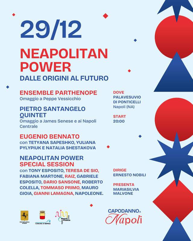 Capodanno a Napoli 2026: quattro giorni di musica, spettacoli e festa in tutta la città