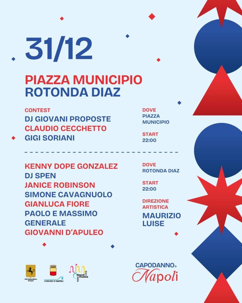 Capodanno a Napoli 2026: quattro giorni di musica, spettacoli e festa in tutta la città