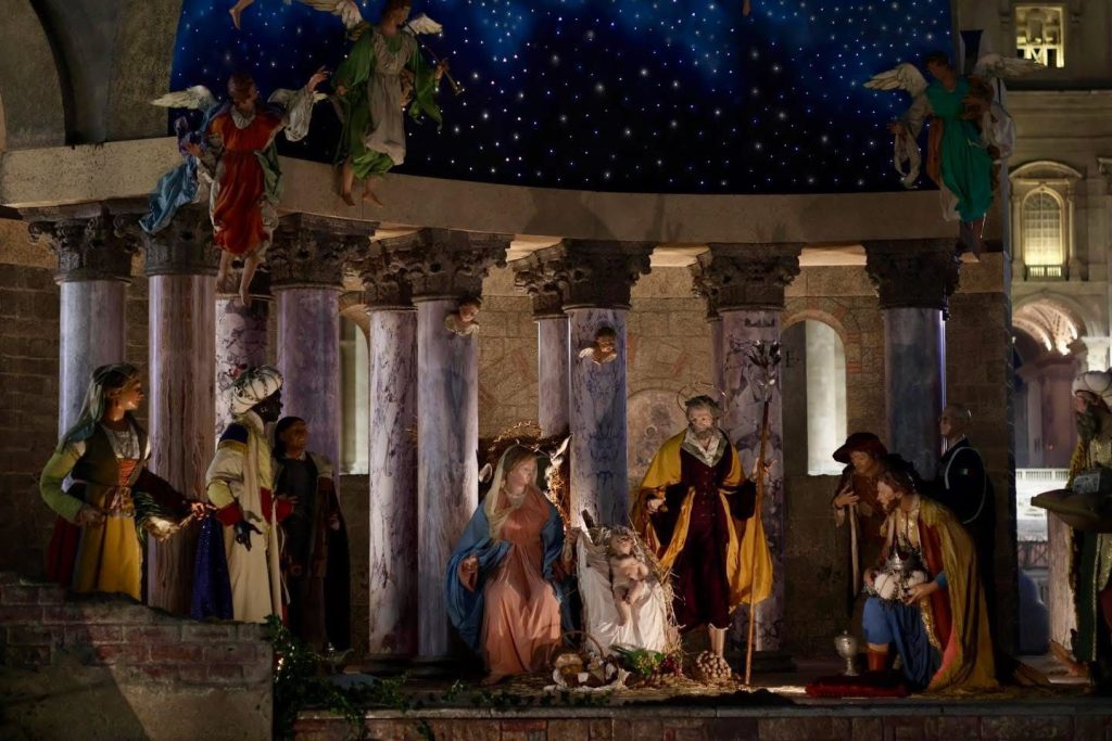 Papa Leone visita il presepe di Piazza San Pietro e saluta i pellegrini