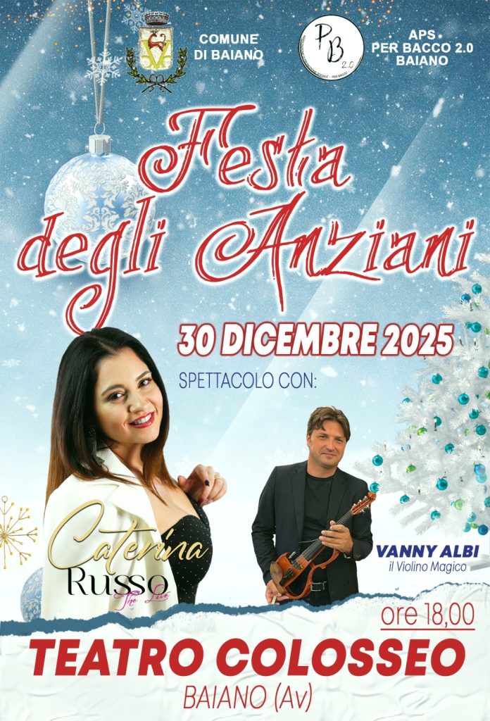 Baiano si accende di magia con la “Festa degli Anziani 2025”