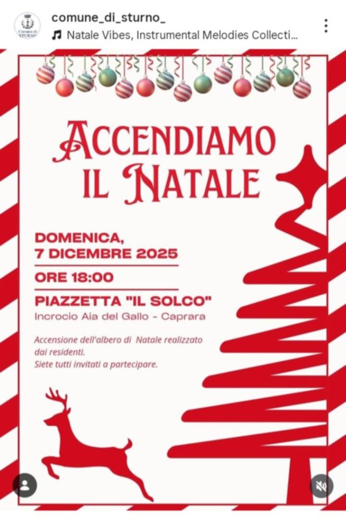 Sturno accende il Natale: due cerimonie luminose nelle contrade Aia del Gallo e Torone Sturno accende il Natale: due cerimonie luminose nelle contrade Aia del Gallo e Torone
