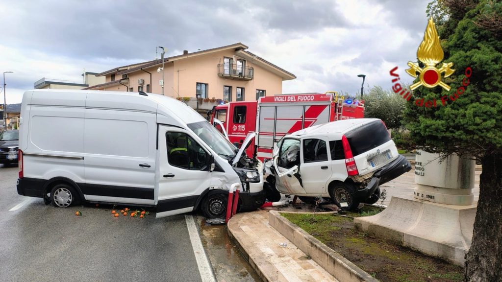 Avellino, tre incidenti in poche ore: giornata nera sulle strade provinciali