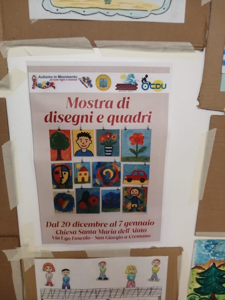 A San Giorgio a Cremano una mostra che parla al cuore: in esposizione i disegni dei ragazzi di “Autismo in Movimento”