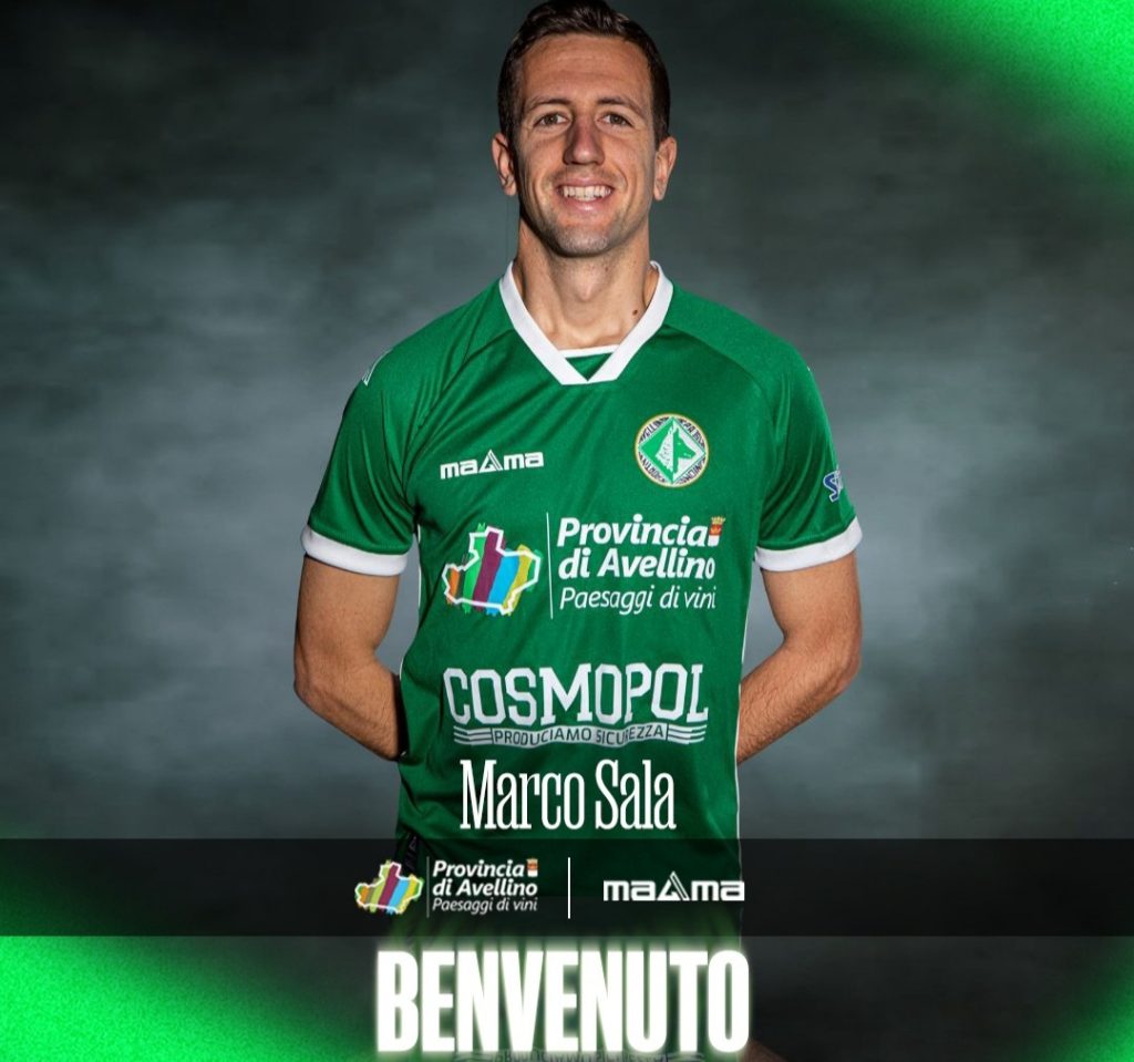 U.S. Avellino. Marco Sala è ufficialmente un nuovo lupo