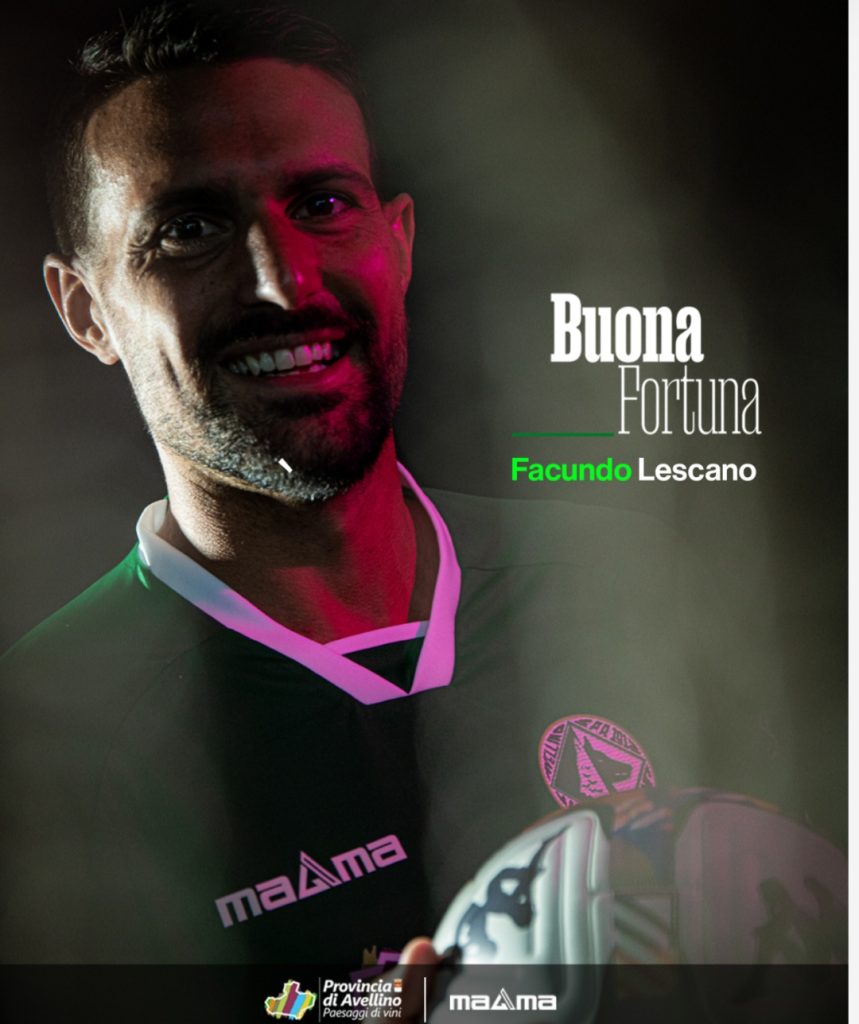 U.S. Avellino. Lescano ceduto alla Salernitana