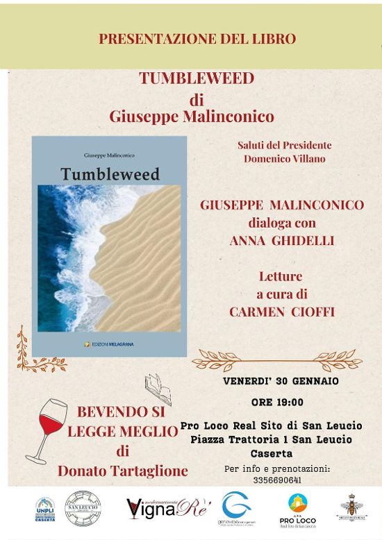 TRA MEMORIA E SPERANZA: GIUSEPPE MALINCONICO PRESENTA “TUMBLEWEED” A SAN LEUCIO