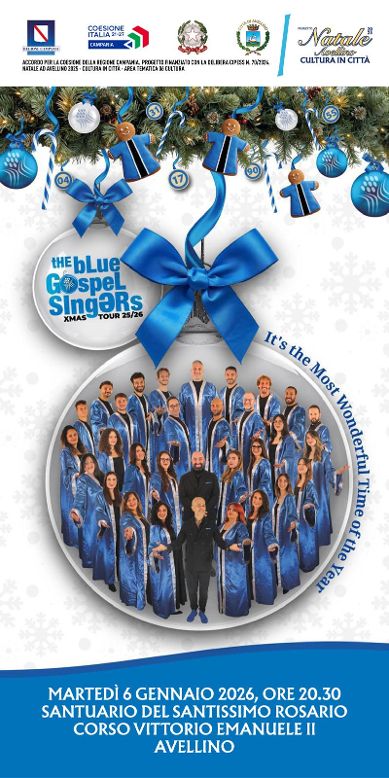 Avellino si veste di musica e spiritualità: in arrivo “The Blue Gospel Singers” per l’Epifania 2026
