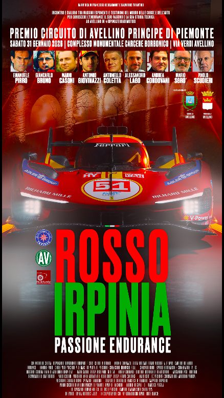 “Rosso Irpinia – Passione Endurance”: domani ad Avellino i grandi protagonisti delle corse di durata