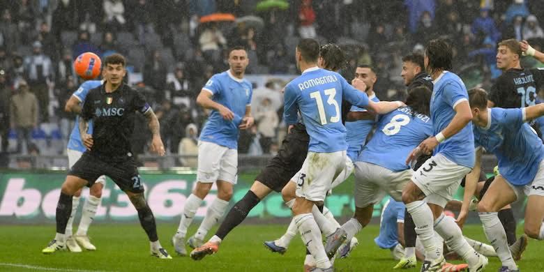 NAPOLI DOMINANTE ALL’OLIMPICO: LA LAZIO VA AL TAPPETO