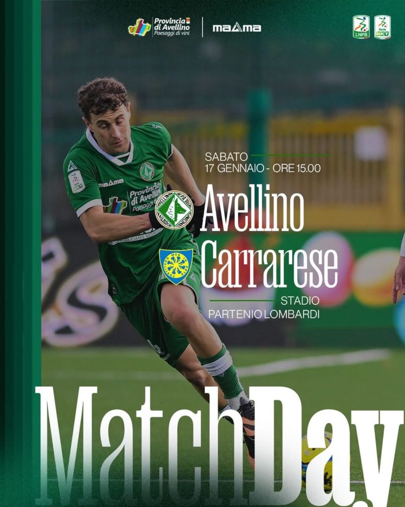 Avellino Carrarese, è il giorno della partita: i convocati di Biancolino