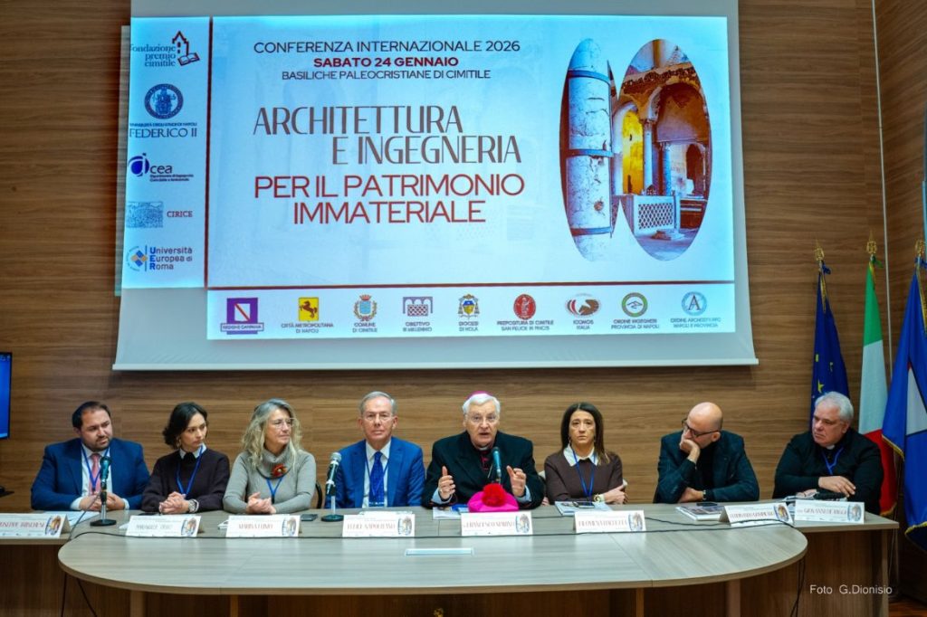 “Architettura e Ingegneria per il Patrimonio Immateriale. A Cimitile la conferenza internazionale di avvio delle Giornate di Studio 2026” “Architettura e Ingegneria per il Patrimonio Immateriale. A Cimitile la conferenza internazionale di avvio delle Giornate di Studio 2026”