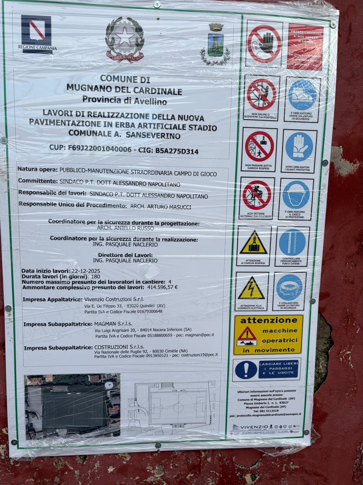 Mugnano del Cardinale, si riaccendono le luci del campo sportivo. L’assessore Grazia De Stefano: «La partita continua» (foto)