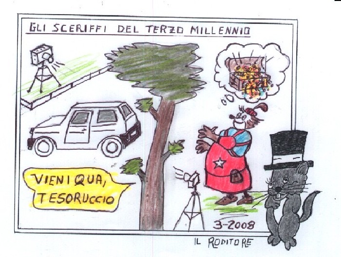 Baiano. All’Incontro, che storie… le vignette del Roditore, con bersagli a largo campo. Carmine Montella  e i beffardi sbuffi dell’irriverente ironia e della satira veritiera…