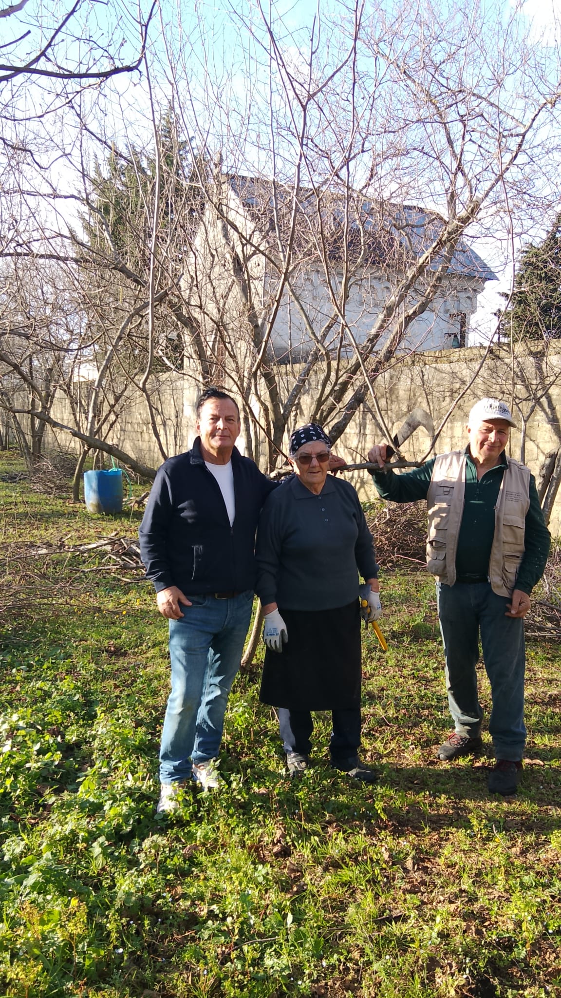 Sperone: Stefanina Vetrano, a 85 anni in campo per difendere il nocciolo Sperone: Stefanina Vetrano, a 85 anni in campo per difendere il nocciolo