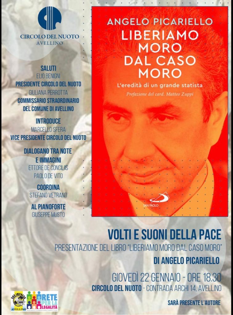 “Volti e suoni della pace”: ad Avellino una serata tra arte, musica e memoria nel segno di Aldo Moro