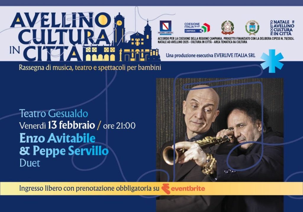 “Avellino Cultura in Città”, gli appuntamenti della settimana dal 12 al 15 febbraio Prenotazione obbligatoria per tutti gli eventi
