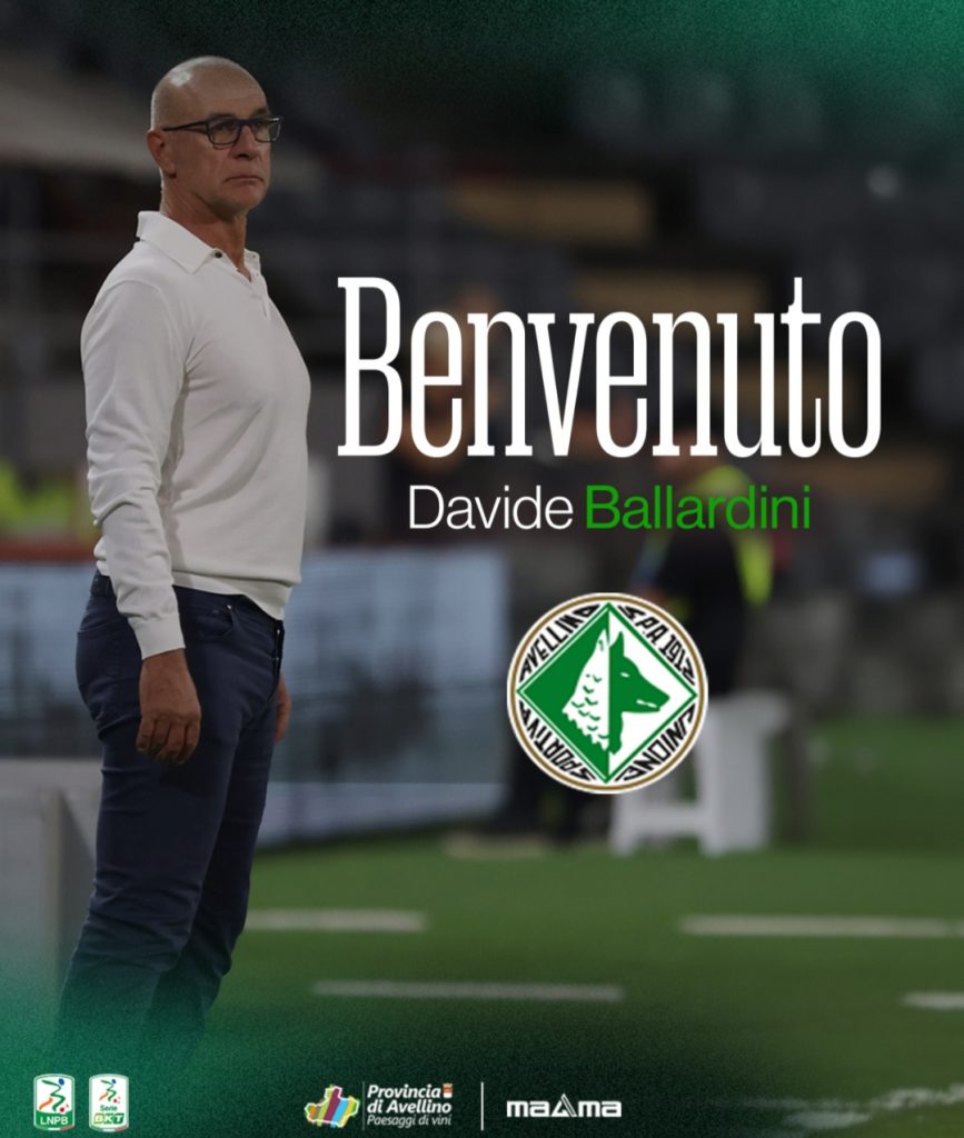 U.S. Avellino. Ecco Davide Ballardini, il nuovo allenatore verrà presentato Venerdì 20 Febbraio
