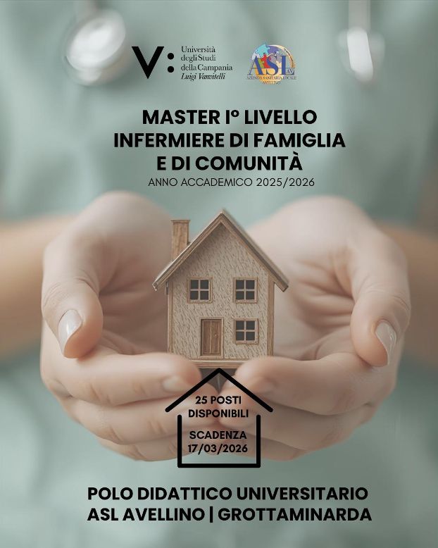 Master per Infermieri di famiglia e comunità, iscrizioni aperte al Polo didattico Asl di Grottaminarda Master per Infermieri di famiglia e comunità, iscrizioni aperte al Polo didattico Asl di Grottaminarda