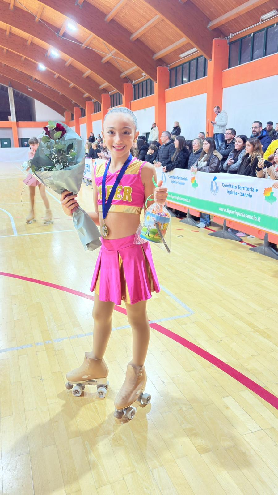 “Chiara Pecchia incanta al Trofeo di Carnevale: a 11 anni già una stella del pattinaggio artistico”