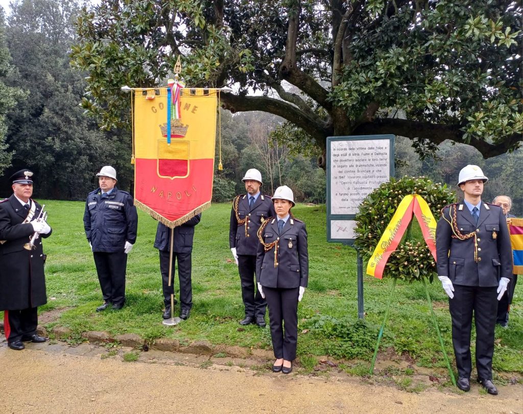 Napoli, il Giorno del Ricordo a Capodimonte: istituzioni e cittadini commemorano le vittime delle foibe