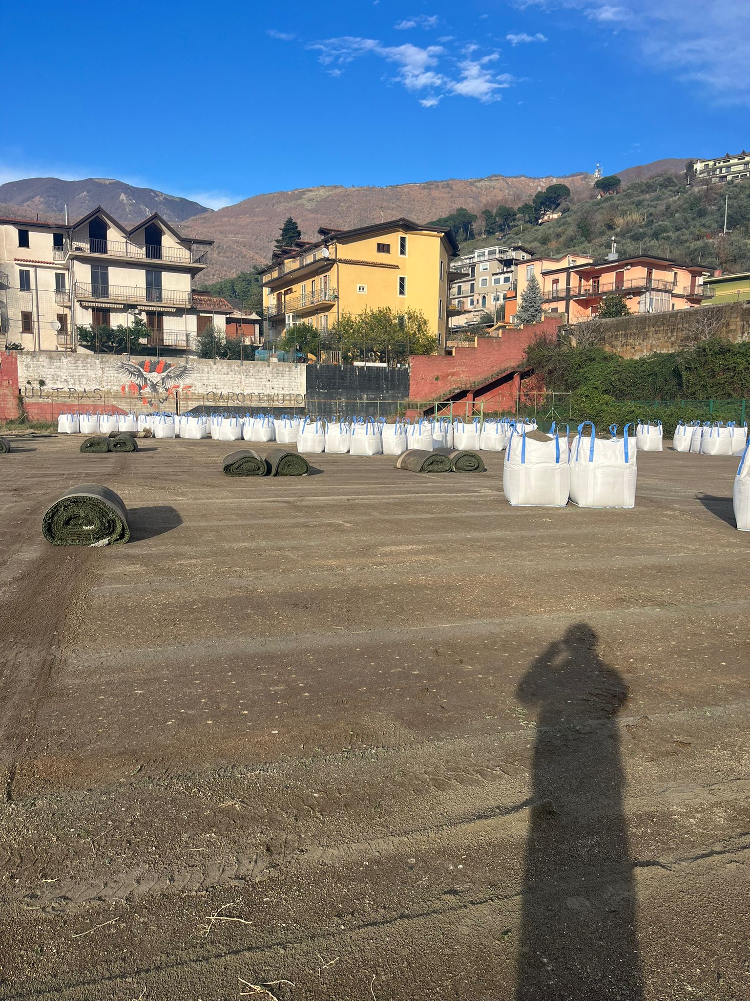 Mugnano del Cardinale, il campo “Angelo Sanseverino” si rifà il look: al via la nuova fase dei lavori (foto e video)