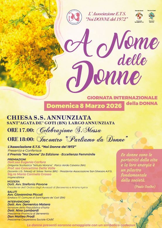 Sant’Agata de’ Goti: premio alla preside Eugenia Carfora, protagonista della fiction di Rai 1