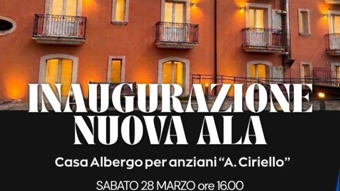 Comune di Lacedonia locandina inaugurazione nuova ala (1)