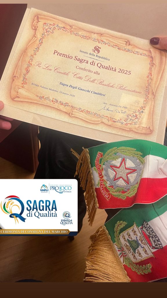 Cimitile, la Sagra degli Gnocchi entra nella Guida delle Sagre di Qualità