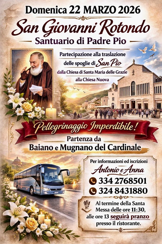 Pellegrinaggio a San Giovanni Rotondo: fede, comunità e devozione nel segno di Padre Pio