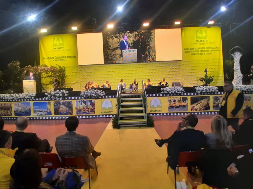 Napoli, Assemblea Coldiretti Campania al Palapartenope di Fuorigrotta.   “  la forza amica del Paese “